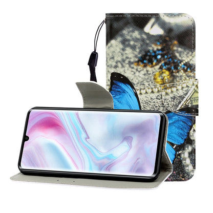 ซองหนังพลิกแนวนอนสีพร้อมตัวยึดและช่องเสียบการ์ดและกระเป๋าสตางค์, For Huawei Honor V30 / V30 Pro, For Xiaomi 10 / 10 Pro, For Xiaomi Note 10 Pro