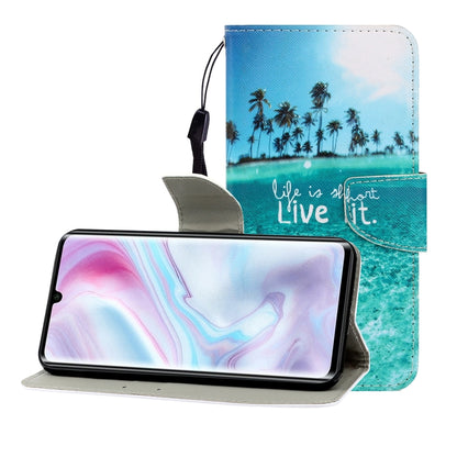 ซองหนังพลิกแนวนอนสีพร้อมตัวยึดและช่องเสียบการ์ดและกระเป๋าสตางค์, For Huawei Honor V30 / V30 Pro, For Xiaomi 10 / 10 Pro, For Xiaomi Note 10 Pro