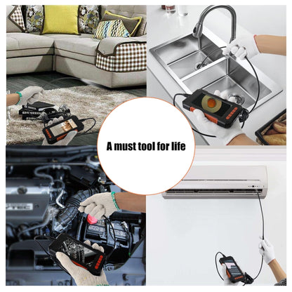 P40 กล้องเอนโดสโคปอุตสาหกรรมหน้าจอแนวตั้งแบบพกพากันน้ำแบบพกพาขนาด 8 มม. HD, 2m, 5m, 10m