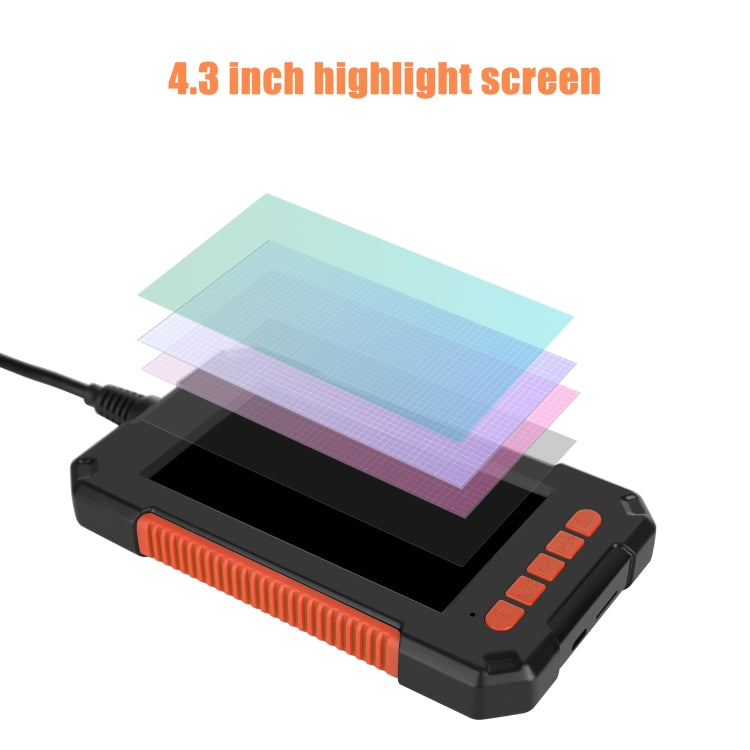 P40 กล้องเอนโดสโคปอุตสาหกรรมหน้าจอแนวตั้งแบบพกพากันน้ำแบบพกพาขนาด 8 มม. HD, 2m, 5m, 10m