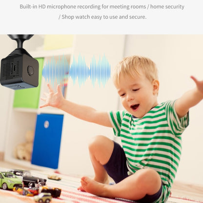 กล้อง X1 1080P Small Cube Mini HD WiFi รองรับการมองเห็นตอนกลางคืนแบบอินฟราเรดและการตรวจจับการเคลื่อนไหว, X1