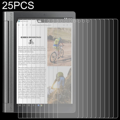 25 ชิ้นสำหรับ Lenovo Yoga Tab3 Pro-X90Y 10.1 9H 0.3 มม. ฟิล์มกระจกนิรภัยป้องกันการระเบิด, For Lenovo Yoga Tab3 Pro-X90Y 10.1
