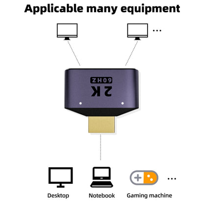 อะแดปเตอร์ HDMI 2K 60Hz 2 in 1 พร้อมไฟแสดงสถานะ