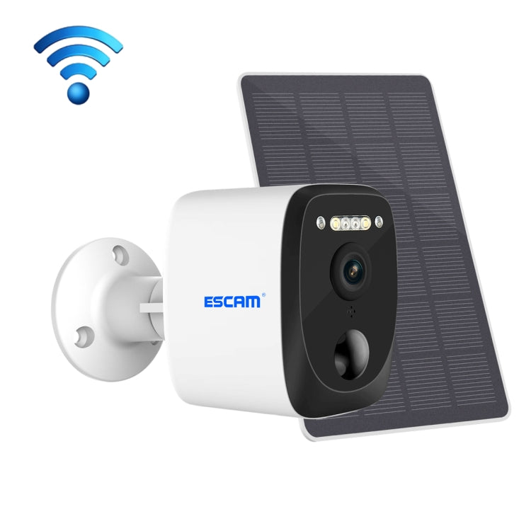 ESCAM QF370 3MP Cloud Storage PT WIFI แผงพลังงานแสงอาทิตย์ IP กล้อง PIR รองรับ Night Vision & Two Way Audio, QF370