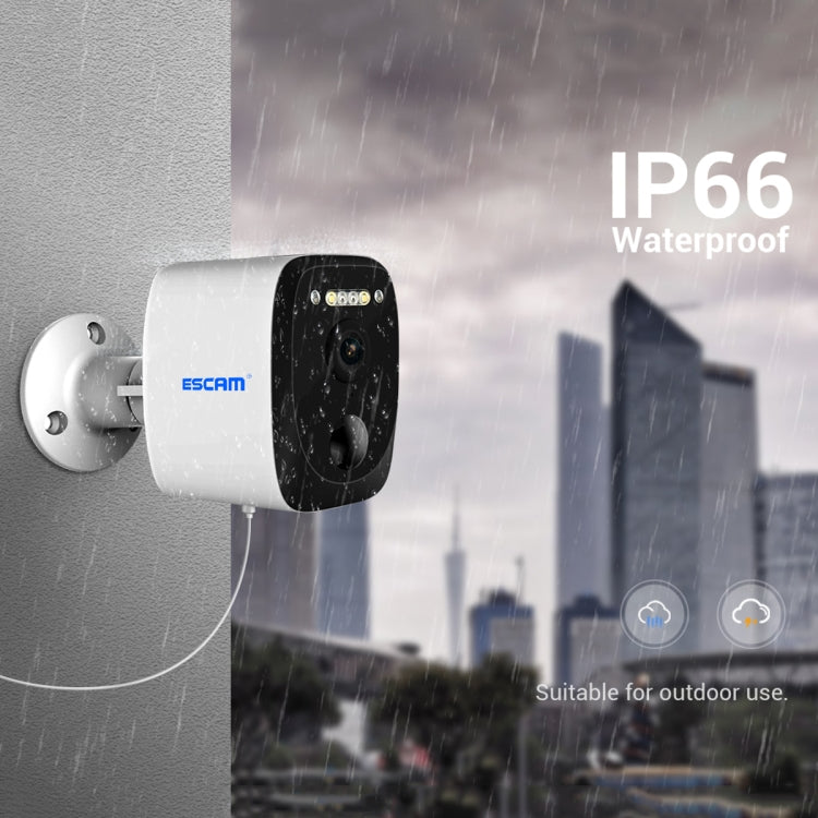 ESCAM QF370 3MP Cloud Storage PT WIFI แผงพลังงานแสงอาทิตย์ IP กล้อง PIR รองรับ Night Vision & Two Way Audio, QF370