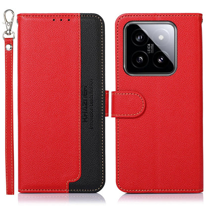 KHAZNEH เคสโทรศัพท์ RFID หนังลายลิ้นจี่, For Xiaomi Poco F6 / Redmi Turbo 3, For Xiaomi Poco F6 Pro, For Xiaomi Redmi K70 5G / K70 Pro 5G, For Xiaomi Redmi A3, For Xiaomi Redmi Note 13 Pro 4G / POCO M6 Pro 4G, For Xiaomi Redmi Note 13 4G               ...