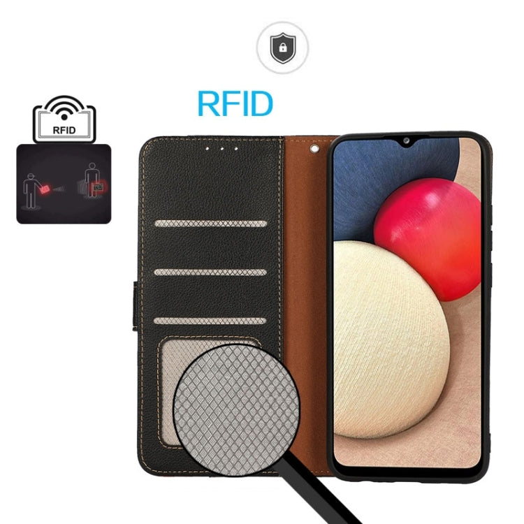 KHAZNEH เคสโทรศัพท์ RFID หนังลายลิ้นจี่, For Xiaomi Poco F6 / Redmi Turbo 3, For Xiaomi Poco F6 Pro, For Xiaomi Redmi K70 5G / K70 Pro 5G, For Xiaomi Redmi A3, For Xiaomi Redmi Note 13 Pro 4G / POCO M6 Pro 4G, For Xiaomi Redmi Note 13 4G               ...