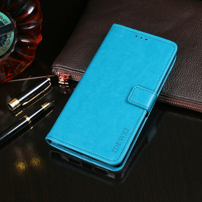 idewei Crazy Horse Texture ซองหนังพลิกแนวนอนพร้อมตัวยึดและช่องเสียบการ์ดและกระเป๋าสตางค์, For OPPO A1K, For OPPO A3S, For OPPO A5 (2020), For OPPO A5s, For OPPO A7, For OPPO K5