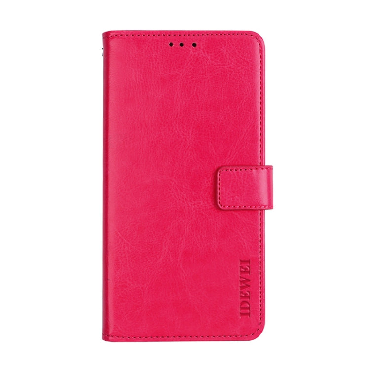 idewei Crazy Horse Texture ซองหนังพลิกแนวนอนพร้อมตัวยึดและช่องเสียบการ์ดและกระเป๋าสตางค์, For OPPO F11, For OPPO F11 Pro, For OPPO F15, For OPPO K3, For OPPO R15 Pro, For OPPO A7X