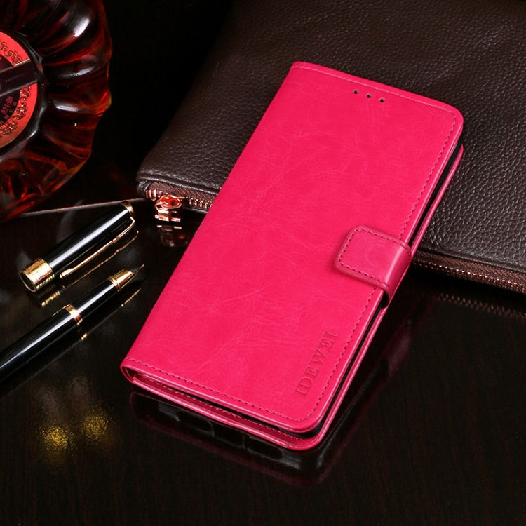 idewei Crazy Horse Texture ซองหนังพลิกแนวนอนพร้อมตัวยึดและช่องเสียบการ์ดและกระเป๋าสตางค์, For OPPO F11, For OPPO F11 Pro, For OPPO F15, For OPPO K3, For OPPO R15 Pro, For OPPO A7X