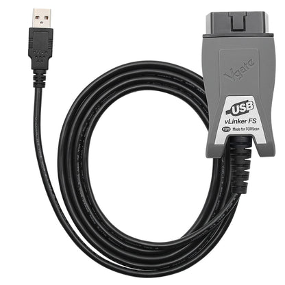 Vgate Vlinker FS ELM327 USB OBD2 เครื่องมือวินิจฉัยรถยนต์, Vlinker FS