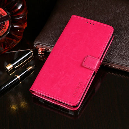 idewei Crazy Horse Texture ซองหนังพลิกแนวนอนพร้อมตัวยึดและช่องเสียบการ์ดและกระเป๋าสตางค์, For Vivo IQOO, For Vivo iQOO Pro 5G, For Vivo NEX 3 5G, For Vivo S5, For Vivo V9, For Vivo V11i