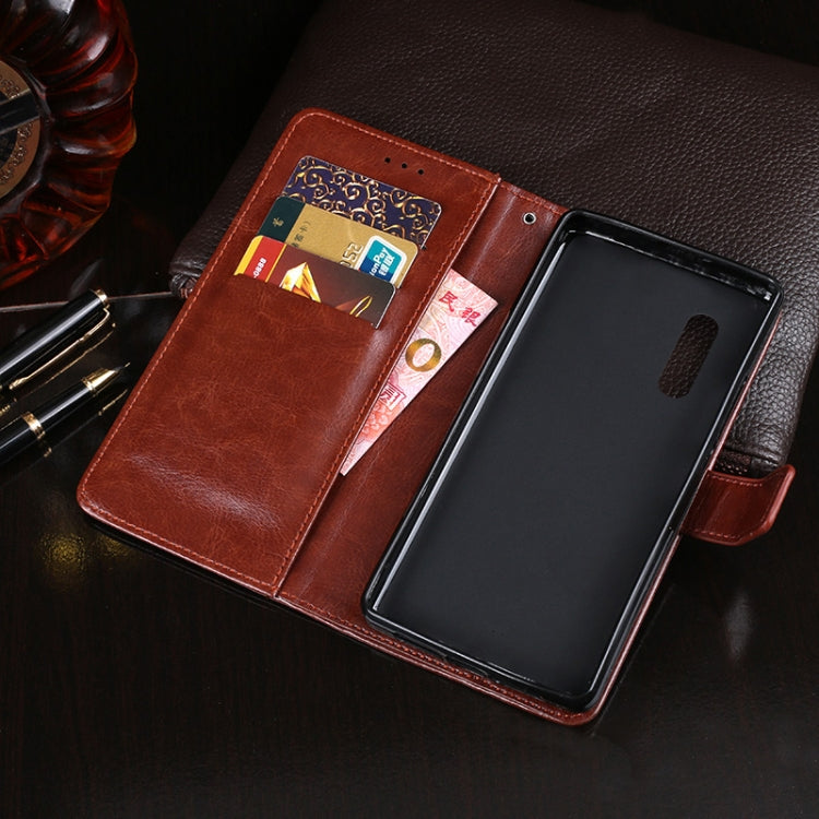idewei Crazy Horse Texture ซองหนังพลิกแนวนอนพร้อมตัวยึดและช่องเสียบการ์ดและกระเป๋าสตางค์, For Vivo V15 Pro, For Vivo X23, For Vivo X30, For Vivo X30 Pro, For Vivo Y9s, For Vivo Y11 2019