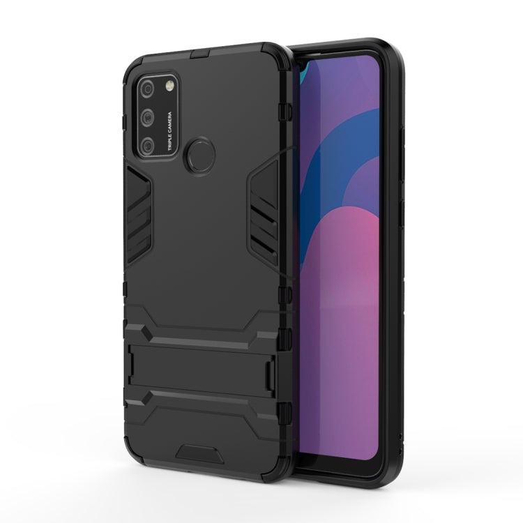 เคสป้องกันการตก PC + TPU พร้อมตัวยึดที่มองไม่เห็น, For Huawei Honor 9A, For Huawei Honor Play 4T Pro