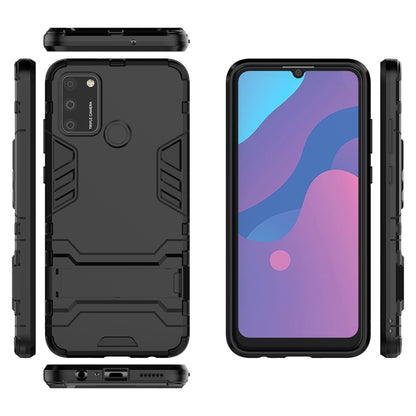 เคสป้องกันการตก PC + TPU พร้อมตัวยึดที่มองไม่เห็น, For Huawei Honor 9A, For Huawei Honor Play 4T Pro