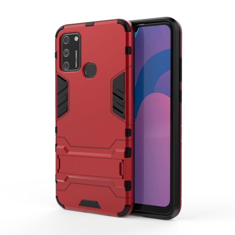 เคสป้องกันการตก PC + TPU พร้อมตัวยึดที่มองไม่เห็น, For Huawei Honor 9A, For Huawei Honor Play 4T Pro