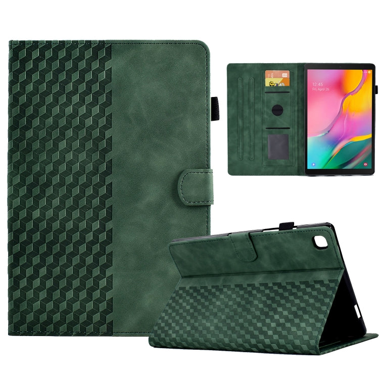 สำหรับซัมซุงกาแล็กซีแท็บ A 10.1 T510 / T515 2019 Rhombus เคสแท็บเล็ตหนังนูน, For Samsung Galaxy Tab A 10.1 T510 / T515 2019