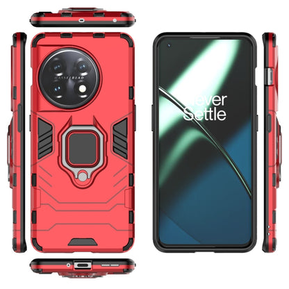สำหรับ OnePlus 11 5G ที่วางแหวนแม่เหล็ก PC + เคสโทรศัพท์ TPU, For OnePlus 11 5G