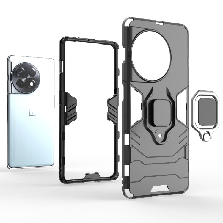 สำหรับ OnePlus Ace 2 / 11R ที่วางแหวนแม่เหล็ก PC + เคสโทรศัพท์ TPU, For OnePlus Ace 2 / 11R