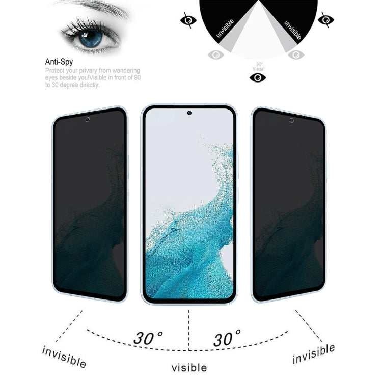 สำหรับ Samsung Galaxy A54 5G ฟิล์มกระจกนิรภัยความเป็นส่วนตัวพื้นผิวเรียบ, For Samsung Galaxy A54 5G(1pc)