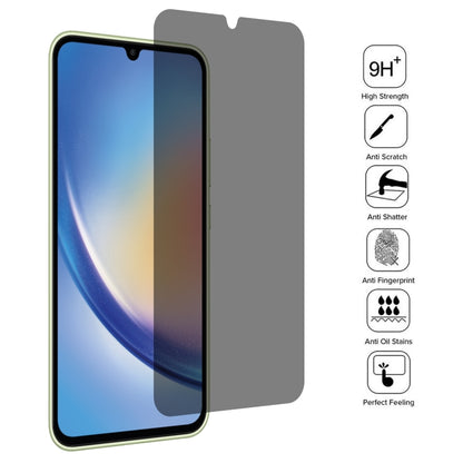 สำหรับ Samsung Galaxy A34 5G 25 ชิ้นฟิล์มกระจกนิรภัยความเป็นส่วนตัวพื้นผิวเรียบ, For Samsung Galaxy A34 5G(25pcs)