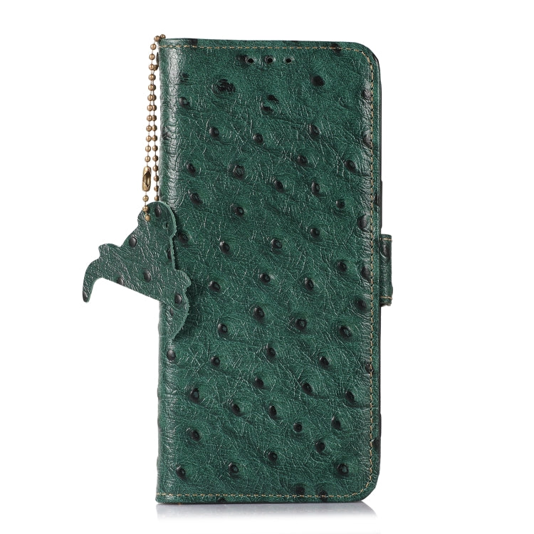 สำหรับ OnePlus Nord CE 3 Lite ลายนกกระจอกเทศหนังแท้ RFID เคสโทรศัพท์, For OnePlus Nord CE 3 Lite