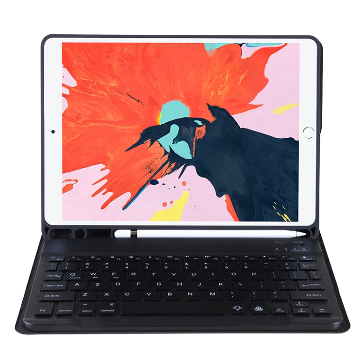 T102B สำหรับ iPad Air / Pro 10.5 นิ้ว (2019) เคสป้องกันคีย์บอร์ดบลูทูธสีลูกกวาด TPU พร้อมขาตั้งและช่องเสียบปากกา, For iPad Air 10.5 inch (2019)
