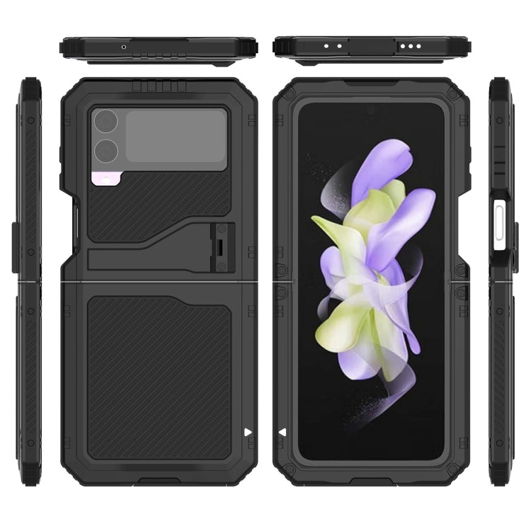 สำหรับ Samsung Galaxy Z Flip4 RedPepper 360 โลหะเต็มรูปแบบทนทานเคสโทรศัพท์กันน้ำ, For Samsung Galaxy Z Flip4