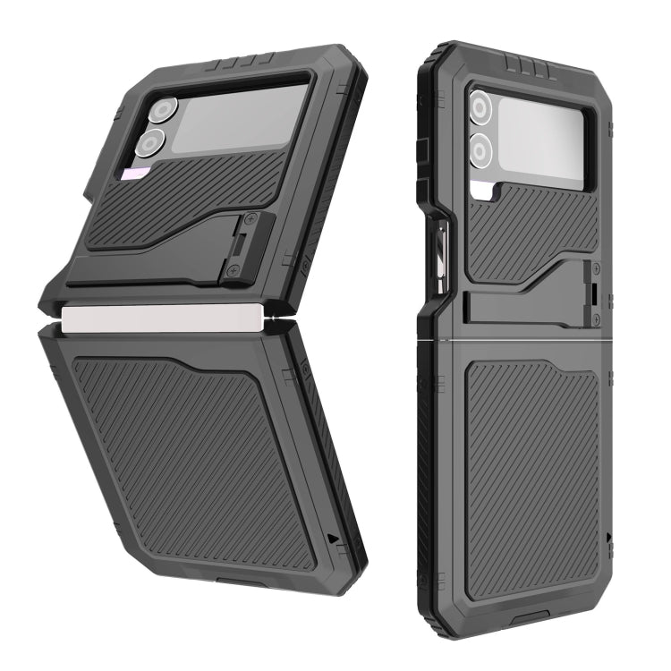 สำหรับ Samsung Galaxy Z Flip4 RedPepper 360 โลหะเต็มรูปแบบทนทานเคสโทรศัพท์กันน้ำ, For Samsung Galaxy Z Flip4