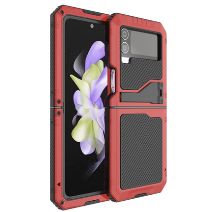 สำหรับ Samsung Galaxy Z Flip4 RedPepper 360 โลหะเต็มรูปแบบทนทานเคสโทรศัพท์กันน้ำ, For Samsung Galaxy Z Flip4