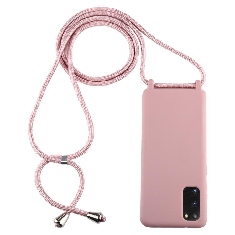 เคสป้องกัน TPU สีลูกกวาดพร้อมเชือกเส้นเล็ก, For iPhone 11, For iPhone 11 Pro, For iPhone 11 Pro Max, For Galaxy S20, For Galaxy S20+, For Galaxy S20 Ultra