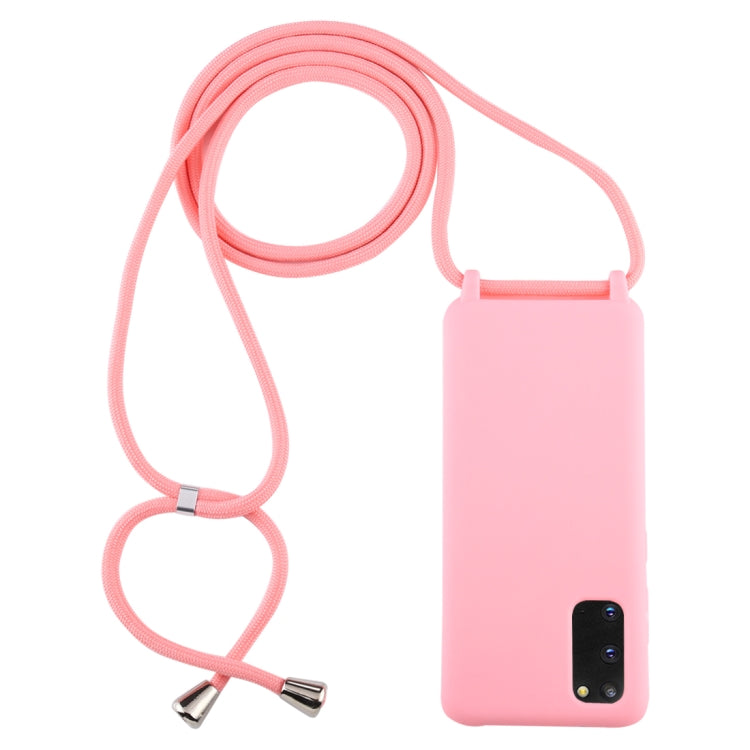 เคสป้องกัน TPU สีลูกกวาดพร้อมเชือกเส้นเล็ก, For iPhone 11, For iPhone 11 Pro, For iPhone 11 Pro Max, For Galaxy S20, For Galaxy S20+, For Galaxy S20 Ultra