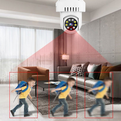 กล้อง WiFi หลอดไฟสัญญาณเตือนภัยควัน DP36 1080P รองรับการมองเห็นกลางคืน IR / การตรวจจับการเคลื่อนไหว / เสียงสองทาง, DP36