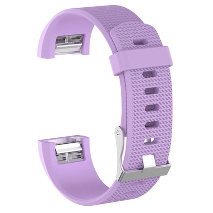 สำหรับ Fitbit Charge 2 สายรัดข้อมือซิลิโคนสำหรับเปลี่ยนพื้นผิวทั่วไปพร้อมหัวเข็มขัด, S, L