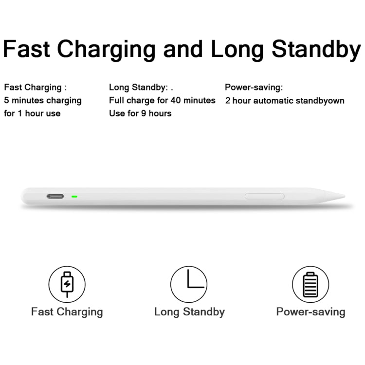 JD56 สำหรับ iPad 2018- แท็บเล็ต Bluetooth Active Capacitive Pen, For iPad 2018- Bluetooth