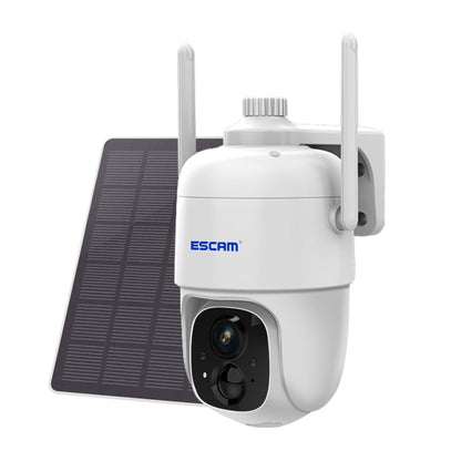 ESCAM G24 3MP WiFi Smart Night Vision 2-way Voice Intercom พลังงานแสงอาทิตย์สนับสนุนกล้อง Full HD AI การรับรู้ PIR Alarm, G24