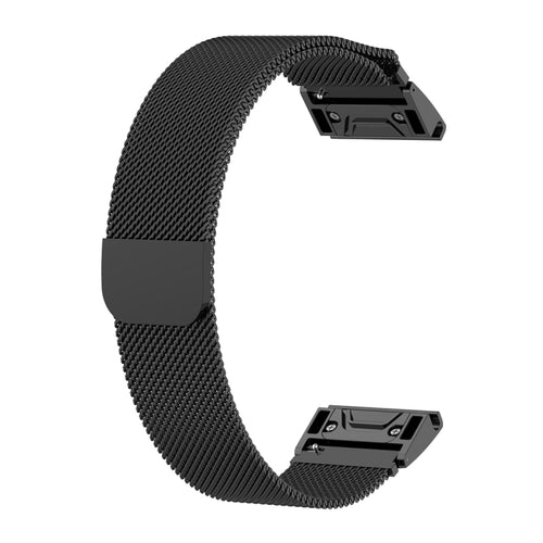 สายนาฬิกาสายรัดข้อมือทดแทน Milanese, For Garmin Fenix 5X, For Garmin Fenix 5S