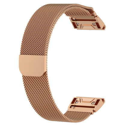 สายนาฬิกาสายรัดข้อมือทดแทน Milanese, For Garmin Fenix 5X, For Garmin Fenix 5S
