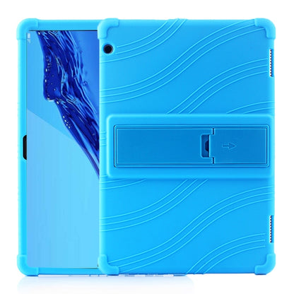 เคสซิลิโคนสำหรับแท็บเล็ตพีซีพร้อมตัวยึดที่มองไม่เห็น, For Huawei MediaPad T5, For Lenovo Tab E10, For iPad 6 (9.7 Universal), For iPad mini 5 / 4, For iPad 10.2 / 10.5, For iPad mini 3 / 2 / 1