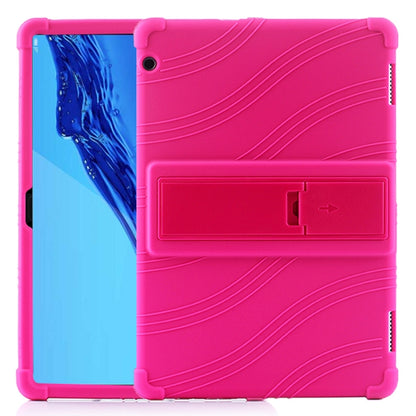 เคสซิลิโคนสำหรับแท็บเล็ตพีซีพร้อมตัวยึดที่มองไม่เห็น, For Huawei MediaPad T5, For Lenovo Tab E10, For iPad 6 (9.7 Universal), For iPad mini 5 / 4, For iPad 10.2 / 10.5, For iPad mini 3 / 2 / 1