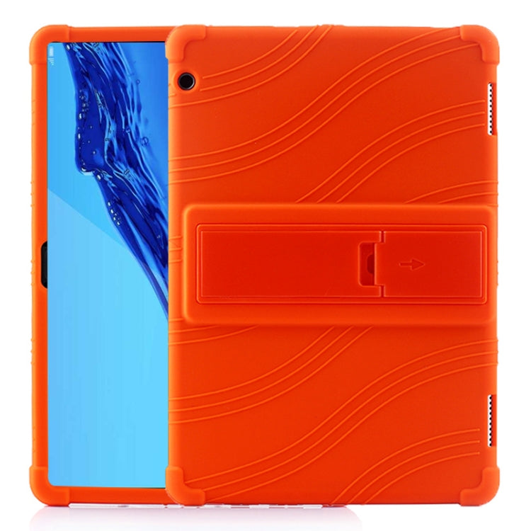 เคสซิลิโคนสำหรับแท็บเล็ตพีซีพร้อมตัวยึดที่มองไม่เห็น, For Huawei MediaPad T5, For Lenovo Tab E10, For iPad 6 (9.7 Universal), For iPad mini 5 / 4, For iPad 10.2 / 10.5, For iPad mini 3 / 2 / 1
