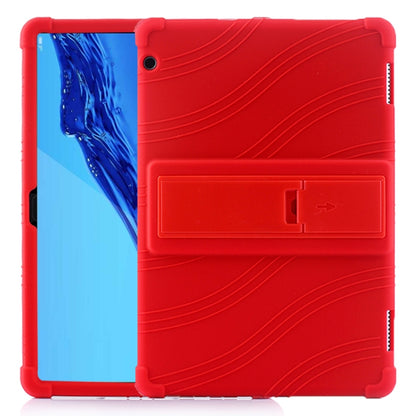 เคสซิลิโคนสำหรับแท็บเล็ตพีซีพร้อมตัวยึดที่มองไม่เห็น, For Huawei MediaPad T5, For Lenovo Tab E10, For iPad 6 (9.7 Universal), For iPad mini 5 / 4, For iPad 10.2 / 10.5, For iPad mini 3 / 2 / 1