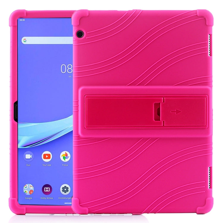 เคสซิลิโคนสำหรับแท็บเล็ตพีซีพร้อมตัวยึดที่มองไม่เห็น, For Huawei MediaPad T5, For Lenovo Tab E10, For iPad 6 (9.7 Universal), For iPad mini 5 / 4, For iPad 10.2 / 10.5, For iPad mini 3 / 2 / 1