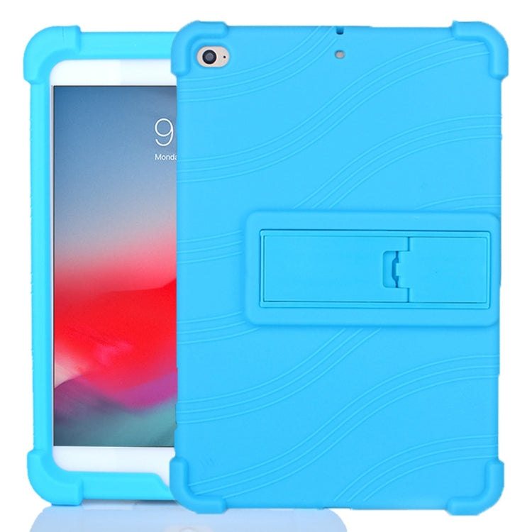 เคสซิลิโคนสำหรับแท็บเล็ตพีซีพร้อมตัวยึดที่มองไม่เห็น, For Huawei MediaPad T5, For Lenovo Tab E10, For iPad 6 (9.7 Universal), For iPad mini 5 / 4, For iPad 10.2 / 10.5, For iPad mini 3 / 2 / 1