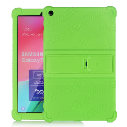 เคสซิลิโคนสำหรับแท็บเล็ตพีซีพร้อมตัวยึดที่มองไม่เห็น, For Galaxy Tab A 10.1 (2019) T510, For Galaxy Tab S5e T720