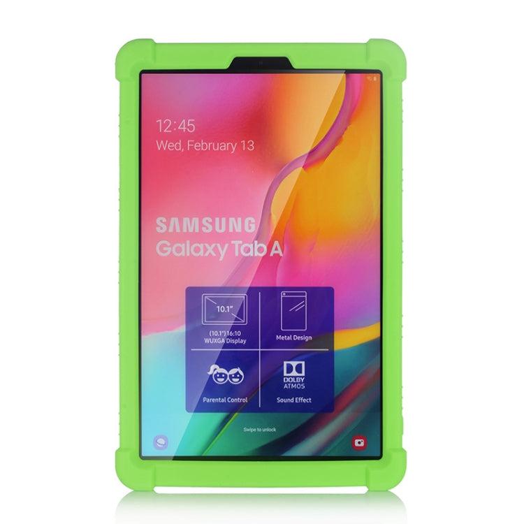 เคสซิลิโคนสำหรับแท็บเล็ตพีซีพร้อมตัวยึดที่มองไม่เห็น, For Galaxy Tab A 10.1 (2019) T510, For Galaxy Tab S5e T720