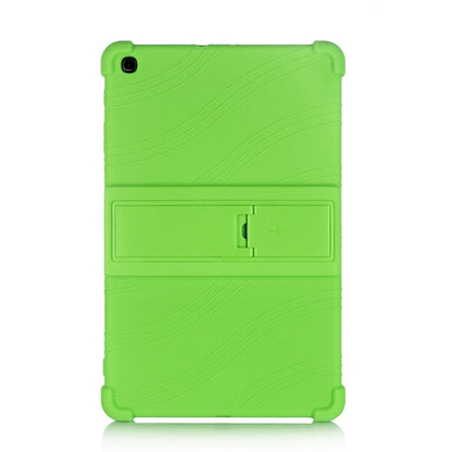 เคสซิลิโคนสำหรับแท็บเล็ตพีซีพร้อมตัวยึดที่มองไม่เห็น, For Galaxy Tab A 10.1 (2019) T510, For Galaxy Tab S5e T720