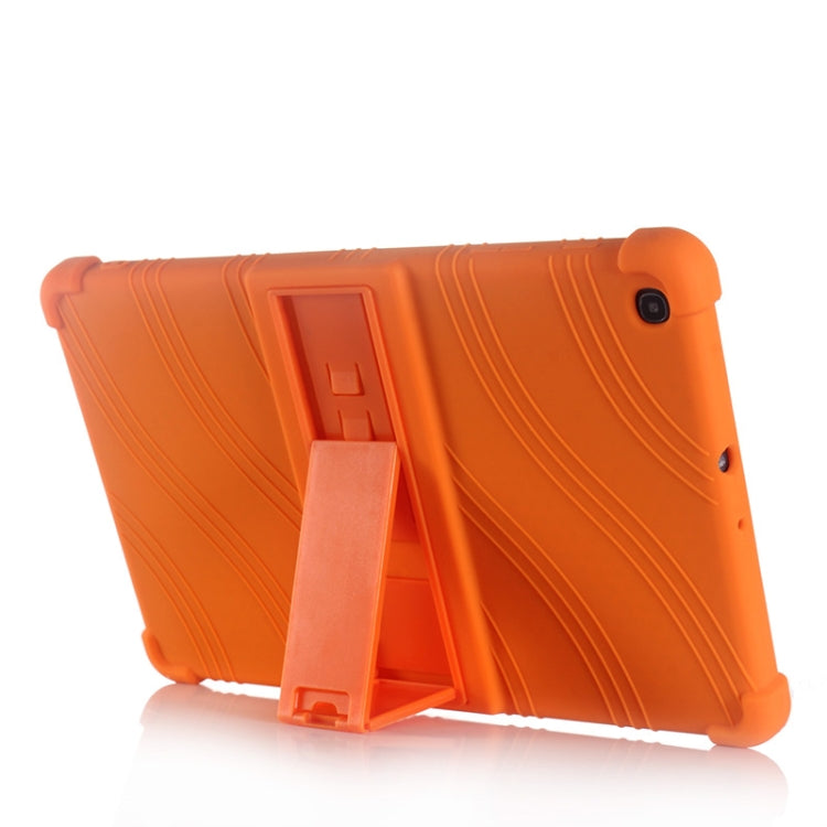 เคสซิลิโคนสำหรับแท็บเล็ตพีซีพร้อมตัวยึดที่มองไม่เห็น, For Galaxy Tab A 10.1 (2019) T510, For Galaxy Tab S5e T720