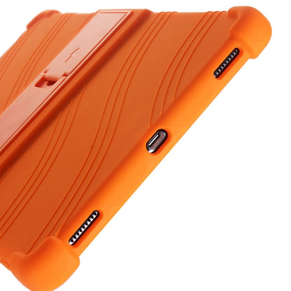 เคสซิลิโคนสำหรับแท็บเล็ตพีซีพร้อมตัวยึดที่มองไม่เห็น, For Galaxy Tab A 10.1 (2019) T510, For Galaxy Tab S5e T720