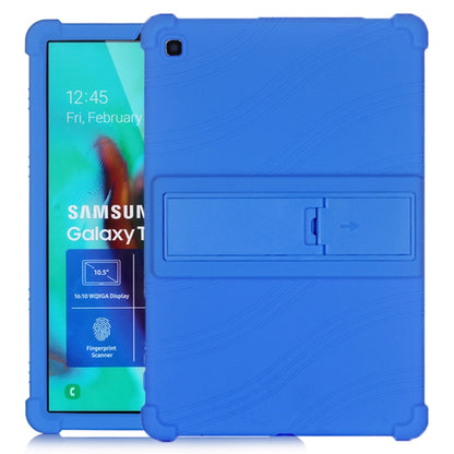 เคสซิลิโคนสำหรับแท็บเล็ตพีซีพร้อมตัวยึดที่มองไม่เห็น, For Galaxy Tab A 10.1 (2019) T510, For Galaxy Tab S5e T720